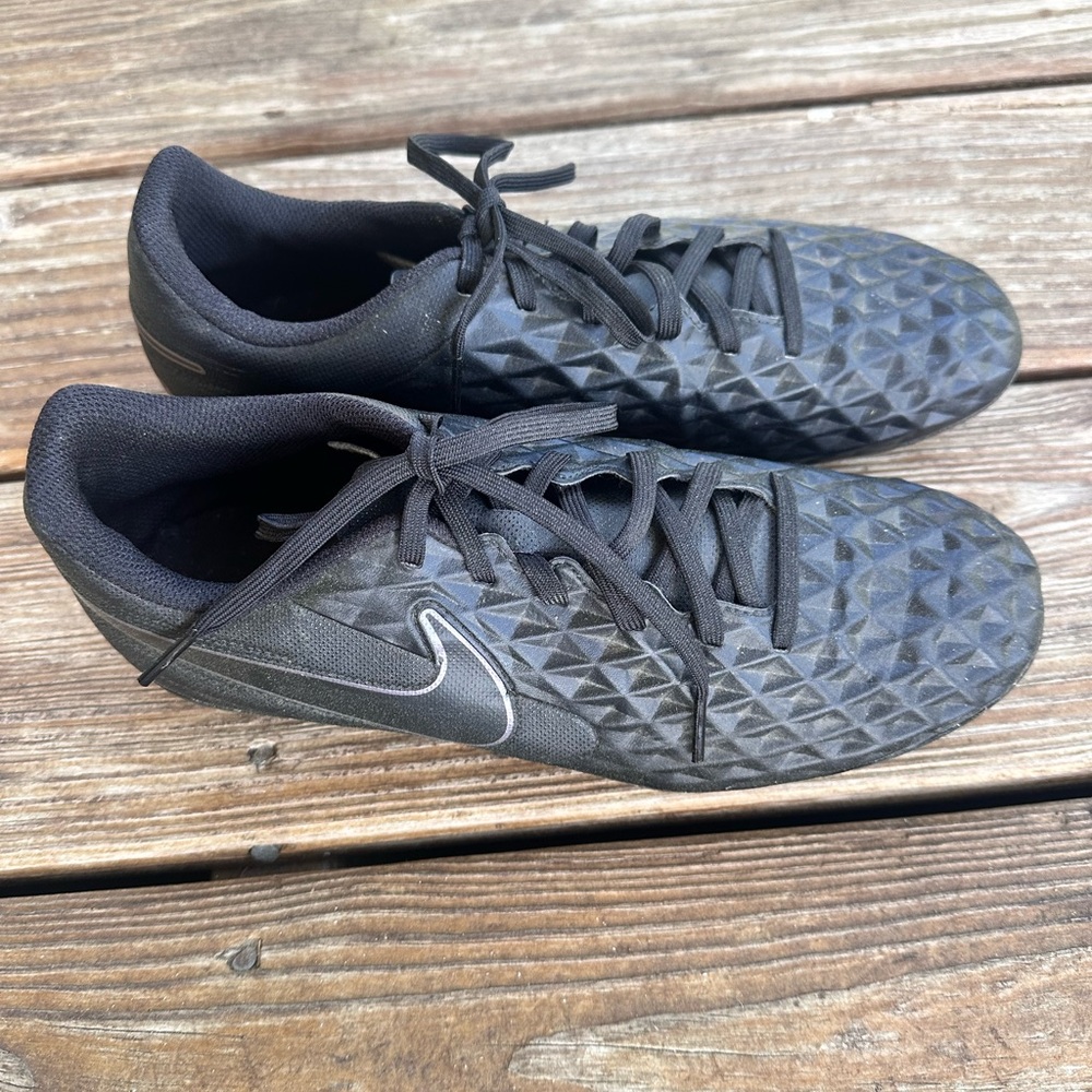 Nike Black Athletic Shoes with Textured Upper